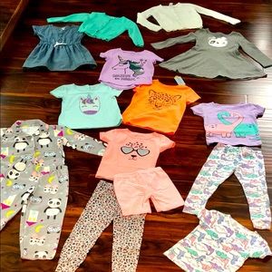 15 piece Bundle of Little Girls Clothes (4T & 4/5)